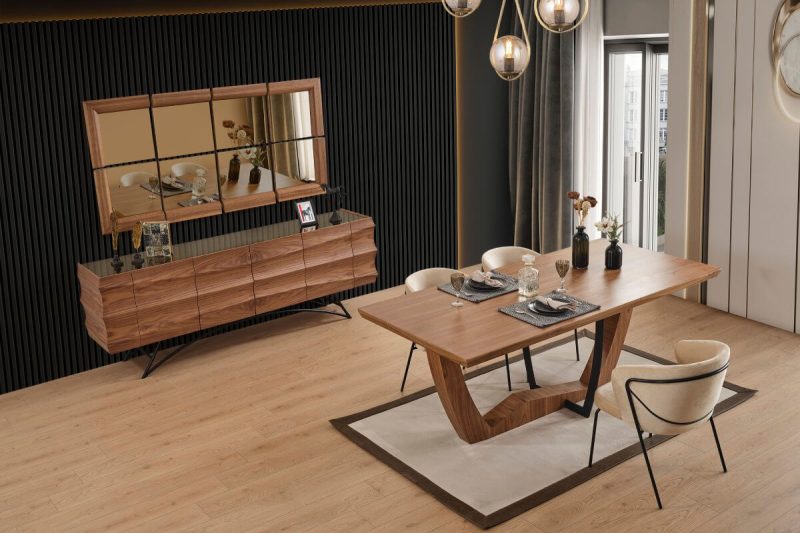 Matkad Ceviz Yemek Odası Takımı