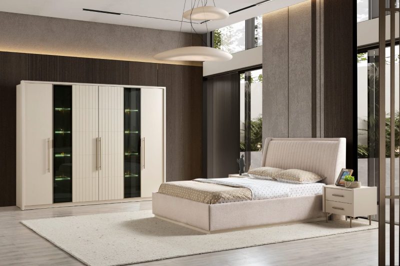 Beyaz İnci Yatak Odası Takımı