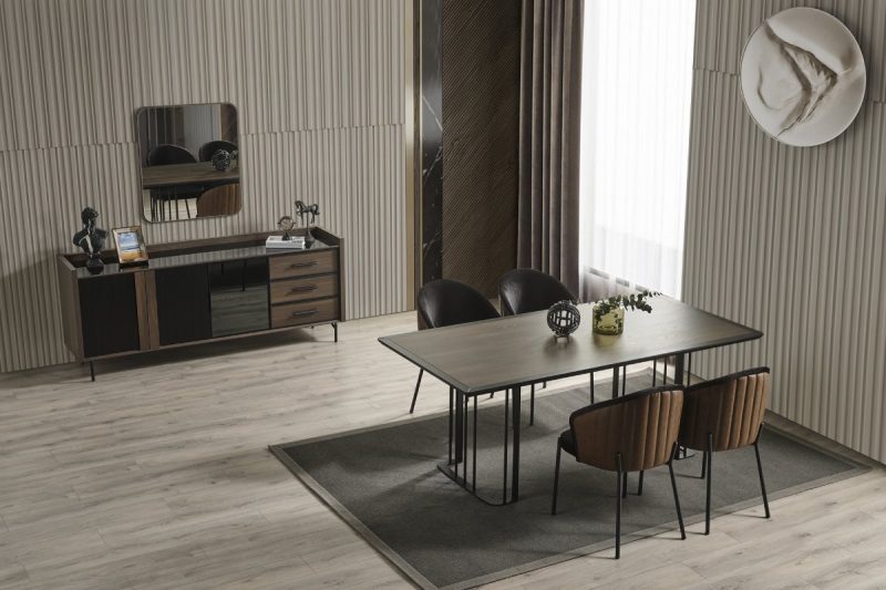 Siyah İnci Yemek Odası Takımı