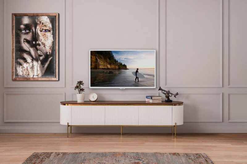 Tesla Ecru Gold Tv Ünitesi